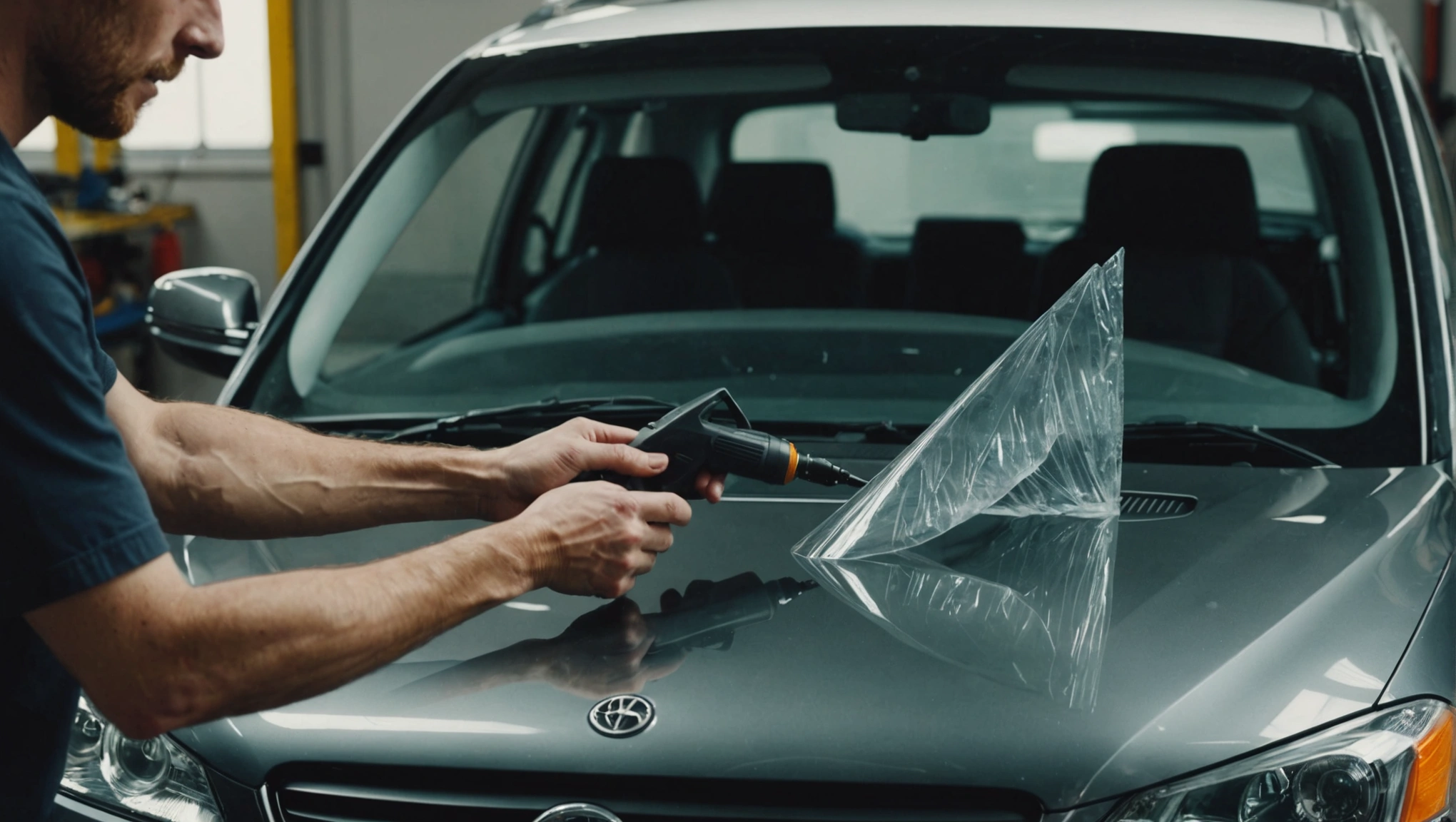 VOITURE NOIR 5 ％ Vl Soleil Visière Bande Film Teinté Pare-Brise Anti-uv