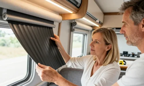 Store caravane intérieur : l’occultant ou le plissé, que choisir ?