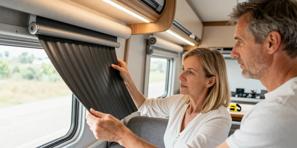 store caravane intérieur