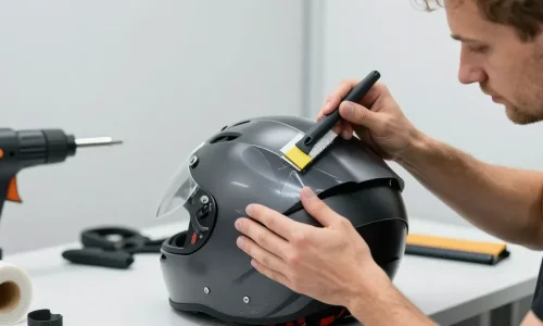 Covering casque moto : la pose maison ou la prestation professionnelle ?