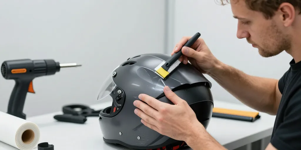 covering casque moto