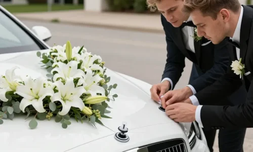 Composition florale mariage voiture : les astuces pour une décoration sans aucune rayure
